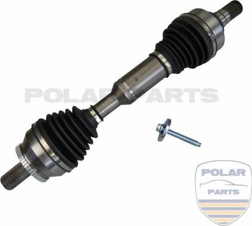 PolarParts 10004920 - Приводной вал autospares.lv