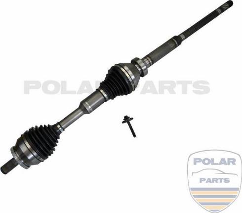 PolarParts 10004922 - Приводной вал autospares.lv