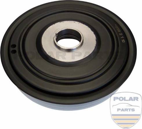 PolarParts 10004530 - Шкив коленчатого вала autospares.lv