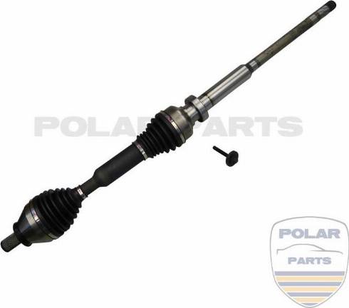 PolarParts 10004634 - Приводной вал autospares.lv