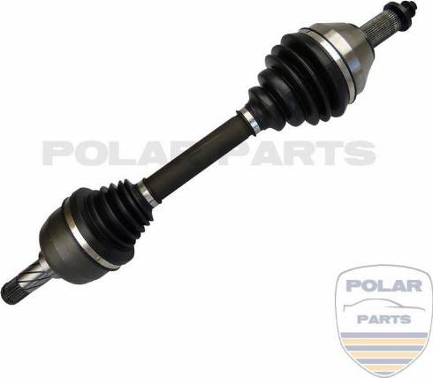 PolarParts 10004080 - Приводной вал autospares.lv