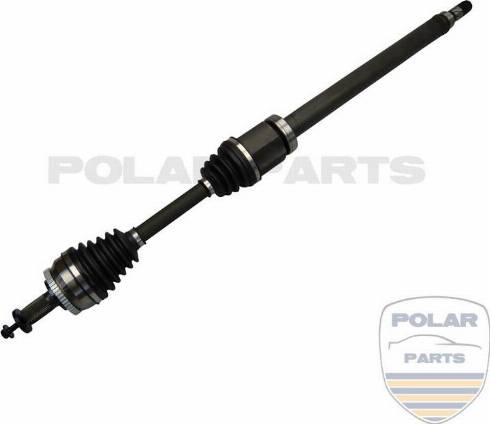 PolarParts 10004118 - Приводной вал autospares.lv