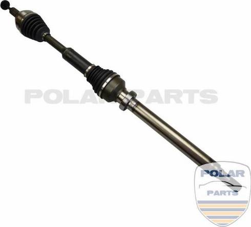 PolarParts 10004369 - Приводной вал autospares.lv