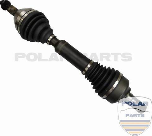 PolarParts 10004370 - Приводной вал autospares.lv