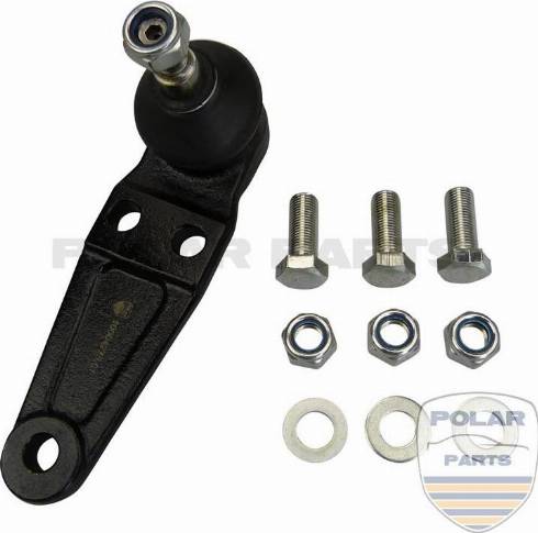 PolarParts 10004275 - Шаровая опора, несущий / направляющий шарнир autospares.lv