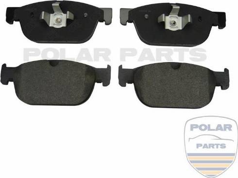 PolarParts 10004701 - Тормозные колодки, дисковые, комплект autospares.lv