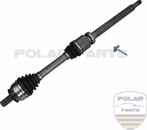 PolarParts 10005400 - Приводной вал autospares.lv