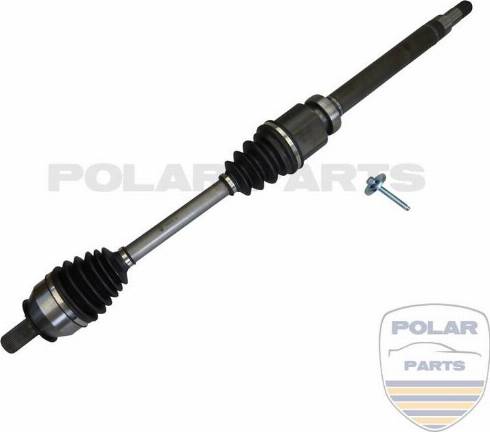 PolarParts 10005402 - Приводной вал autospares.lv