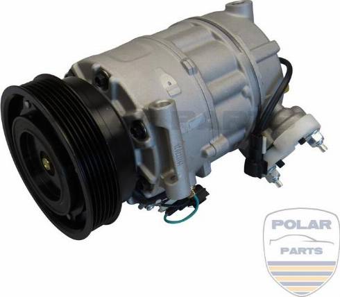 PolarParts 10005522 - Компрессор кондиционера autospares.lv