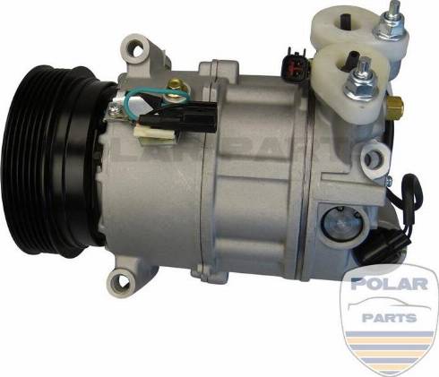 PolarParts 10005522 - Компрессор кондиционера autospares.lv