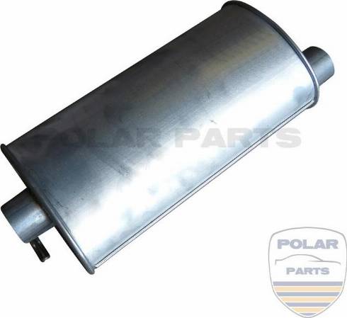 PolarParts 10005633 - Глушитель выхлопных газов, конечный autospares.lv
