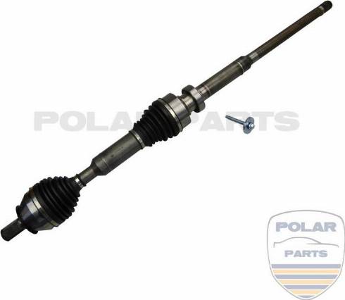 PolarParts 10005028 - Приводной вал autospares.lv