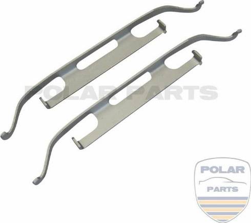 PolarParts 10005135 - Комплектующие, тормозные колодки autospares.lv