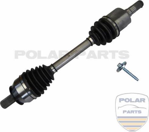 PolarParts 10005399 - Приводной вал autospares.lv