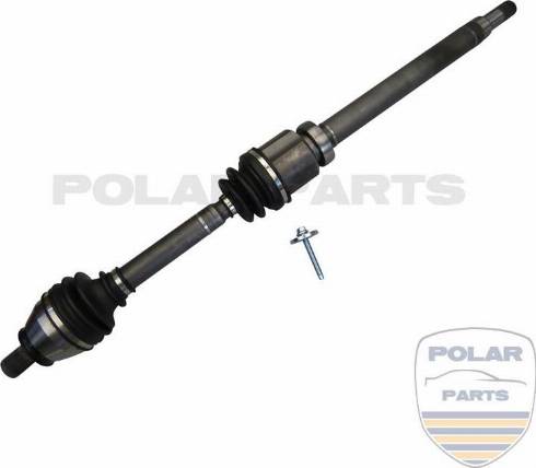 PolarParts 10005236 - Приводной вал autospares.lv