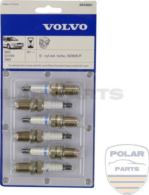 PolarParts 10000491 - Свеча зажигания autospares.lv