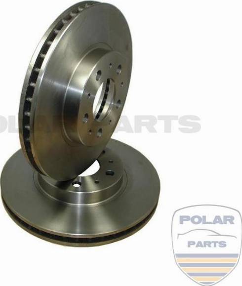 PolarParts 10002560 - Тормозной диск autospares.lv