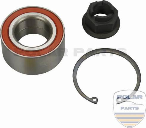 PolarParts 10000355 - Подшипник ступицы колеса, комплект autospares.lv