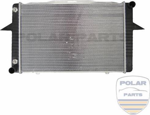 PolarParts 10000727 - Радиатор, охлаждение двигателя autospares.lv