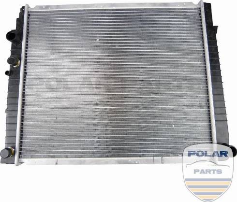 PolarParts 10001645 - Радиатор, охлаждение двигателя autospares.lv