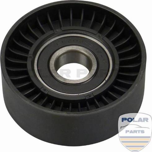 PolarParts 10001293 - Ролик, поликлиновый ремень autospares.lv