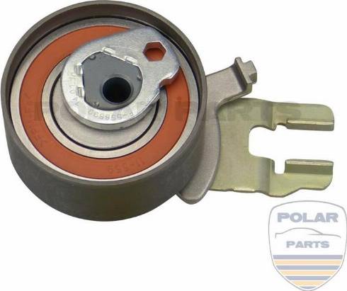 PolarParts 10001250 - Натяжной ролик, зубчатый ремень ГРМ autospares.lv