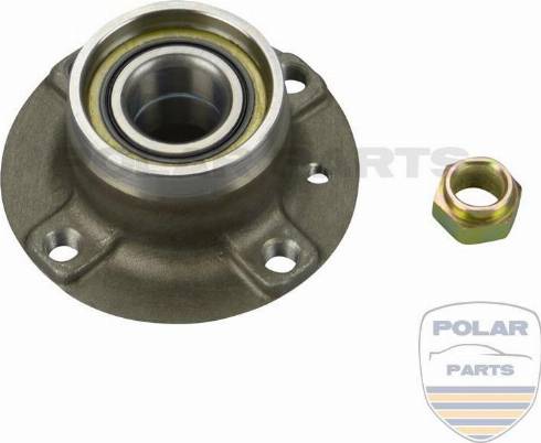 PolarParts 10001790 - Ступица колеса, поворотный кулак autospares.lv