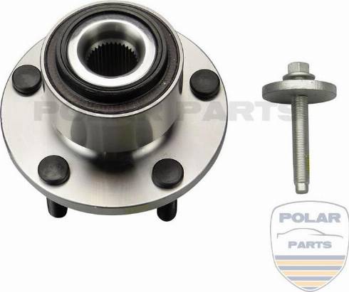 PolarParts 10001792 - Ступица колеса, поворотный кулак autospares.lv