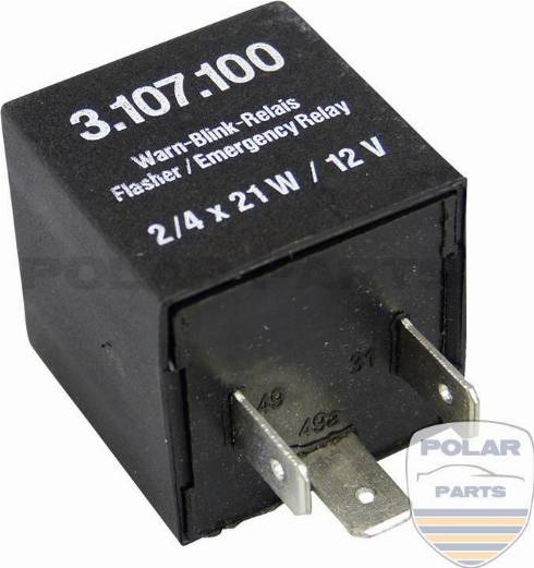 PolarParts 10001742 - Прерыватель указателей поворота autospares.lv