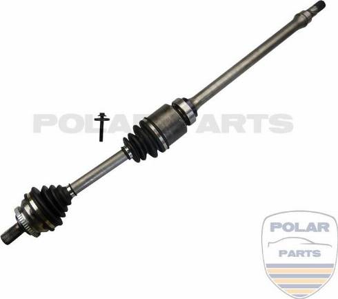 PolarParts 10003973 - Приводной вал autospares.lv