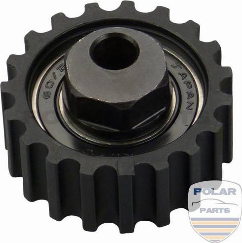 PolarParts 10003165 - Натяжной ролик, зубчатый ремень ГРМ autospares.lv