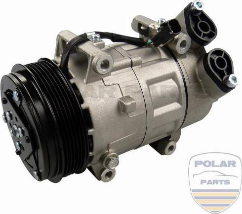 PolarParts 10003827 - Компрессор кондиционера autospares.lv