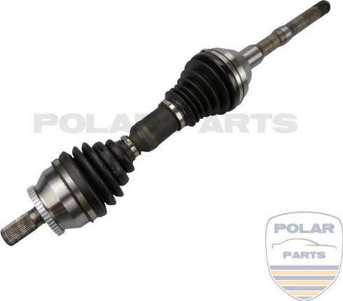 PolarParts 10003241 - Приводной вал autospares.lv