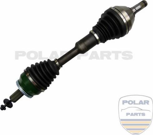 PolarParts 10003263 - Приводной вал autospares.lv