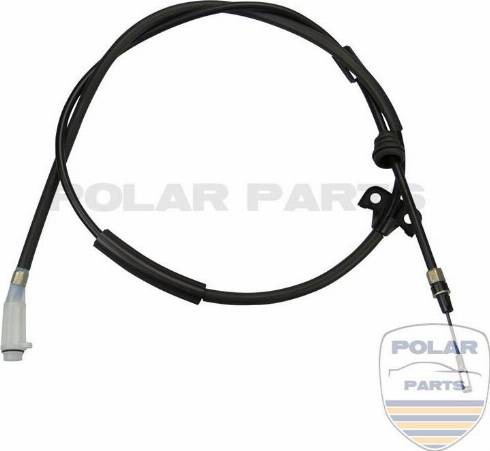 PolarParts 10003289 - Тросик, cтояночный тормоз autospares.lv