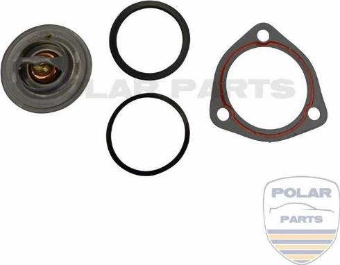 PolarParts 10002914 - Термостат охлаждающей жидкости / корпус autospares.lv