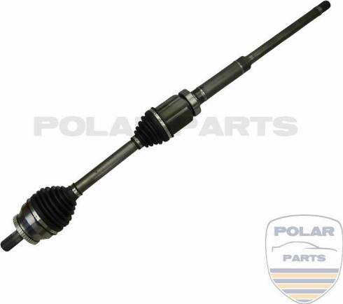 PolarParts 10002556 - Приводной вал autospares.lv