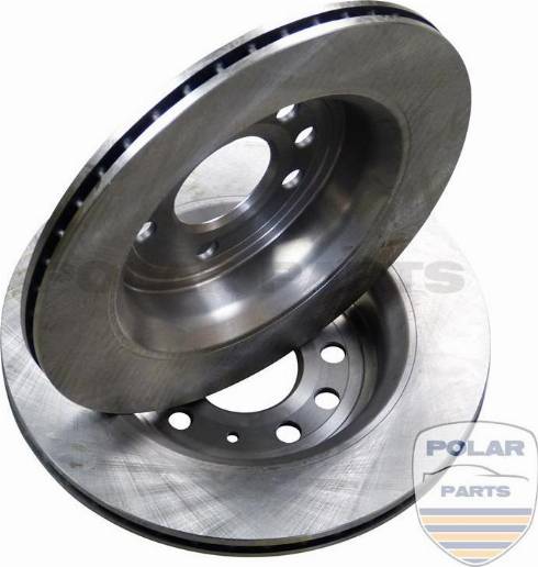 PolarParts 10002563 - Тормозной диск autospares.lv