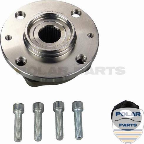 PolarParts 10002674 - Ступица колеса, поворотный кулак autospares.lv