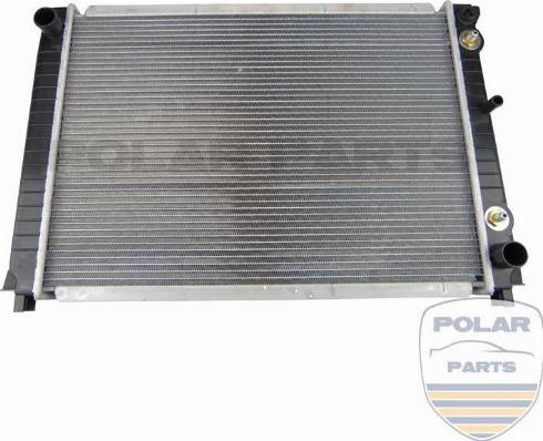 PolarParts 10002031 - Радиатор, охлаждение двигателя autospares.lv