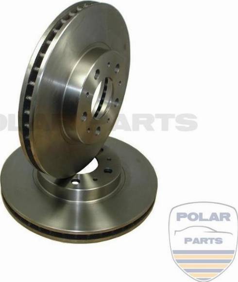 PolarParts 10002107 - Тормозной диск autospares.lv