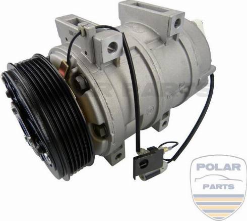 PolarParts 10002120 - Компрессор кондиционера autospares.lv