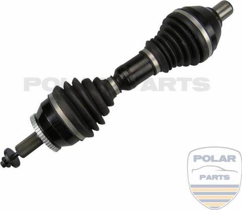 PolarParts 10002878 - Приводной вал autospares.lv