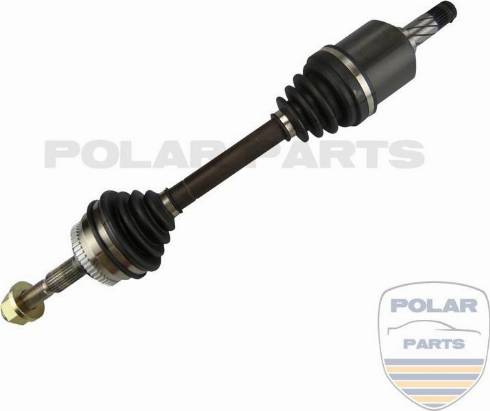 PolarParts 10002305 - Приводной вал autospares.lv