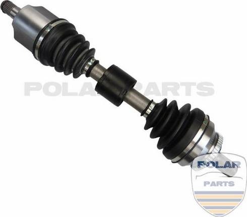 PolarParts 10002303 - Приводной вал autospares.lv