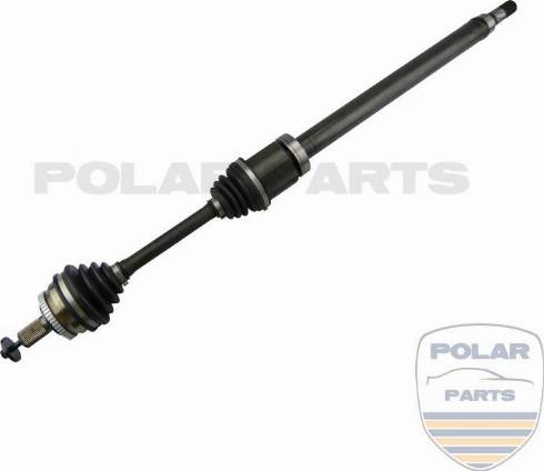 PolarParts 10002318 - Приводной вал autospares.lv