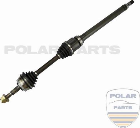 PolarParts 10002312 - Приводной вал autospares.lv