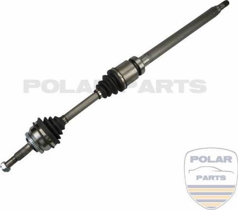 PolarParts 10002331 - Приводной вал autospares.lv