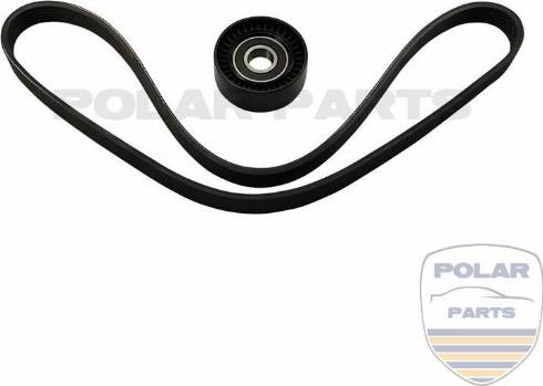 PolarParts 20000985 - Поликлиновый ременный комплект autospares.lv