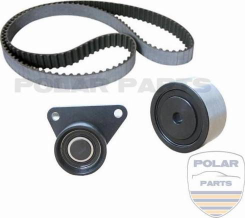 PolarParts 20000091 - Комплект зубчатого ремня ГРМ autospares.lv